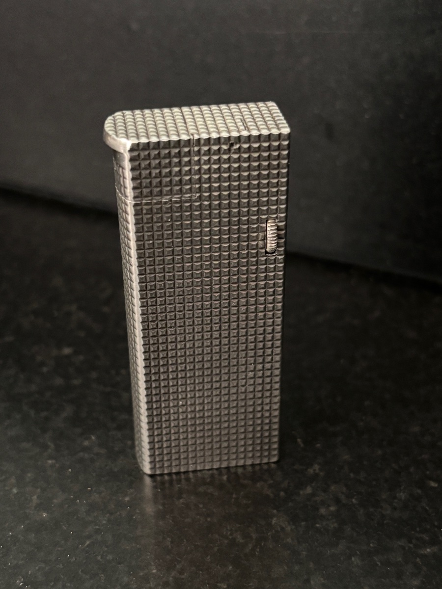 Dunhill Paris Lighter, Solid Silver, Circa 1952-photo-3