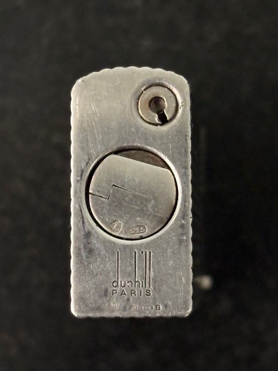 Dunhill Paris Lighter, Solid Silver, Circa 1952-photo-2
