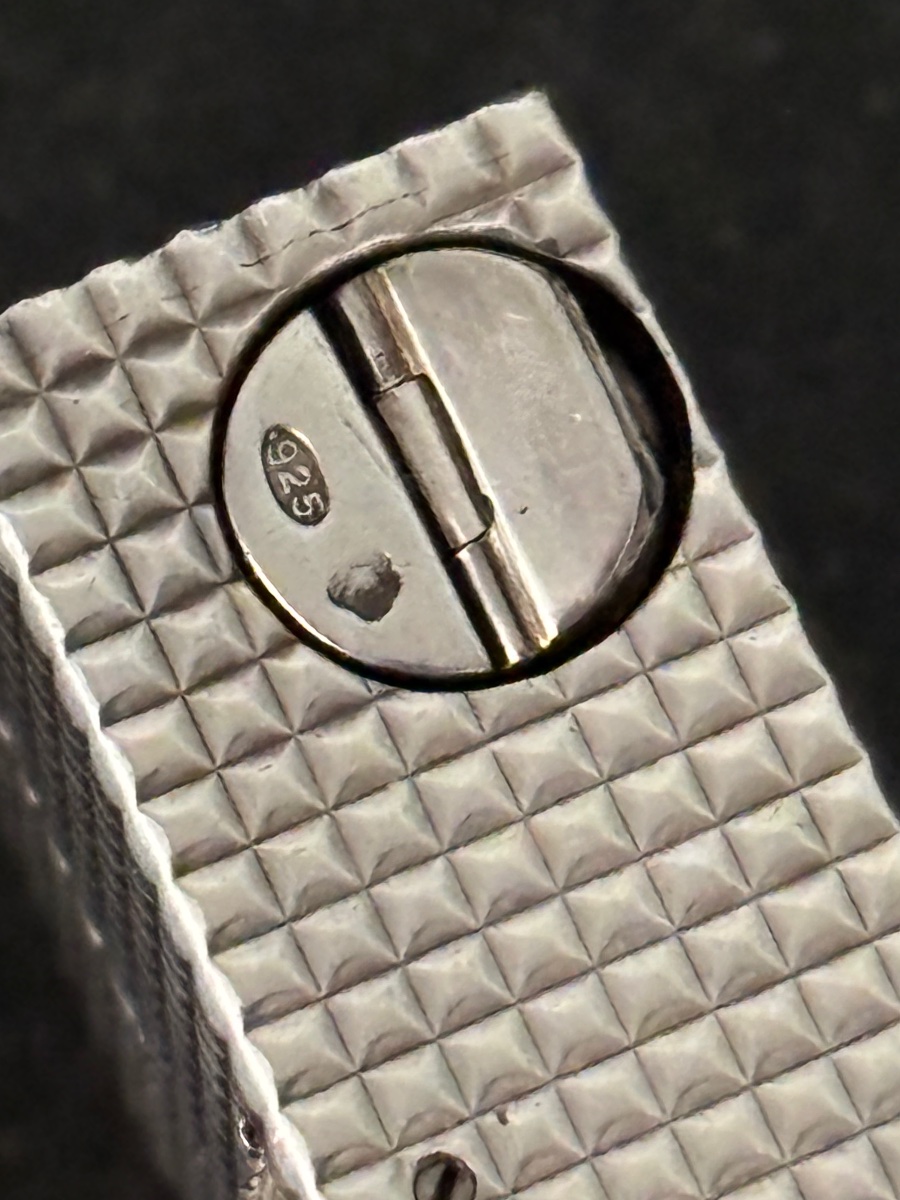 Dunhill Paris Lighter, Solid Silver, Circa 1952-photo-4
