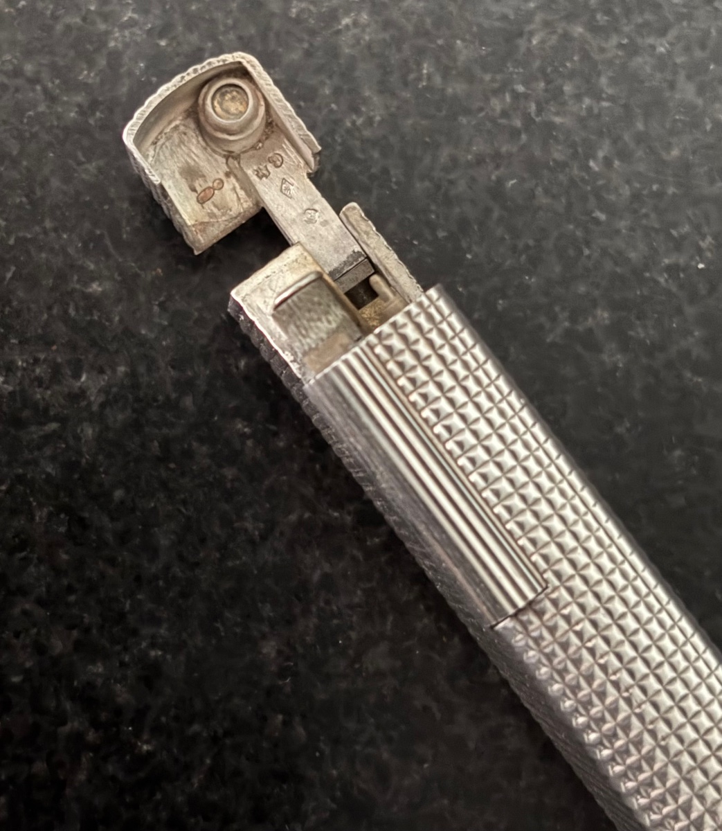 Dunhill Paris Lighter, Solid Silver, Circa 1952-photo-5