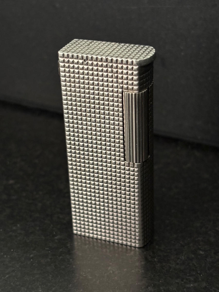 Dunhill Paris Lighter, Solid Silver, Circa 1952-photo-6