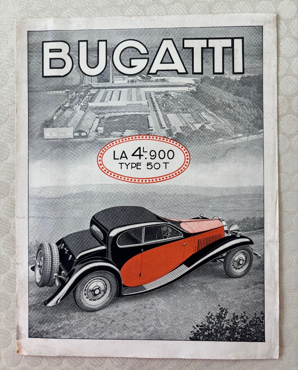 Bugatti Type 50 catalogue original Circa 1932-photo-4