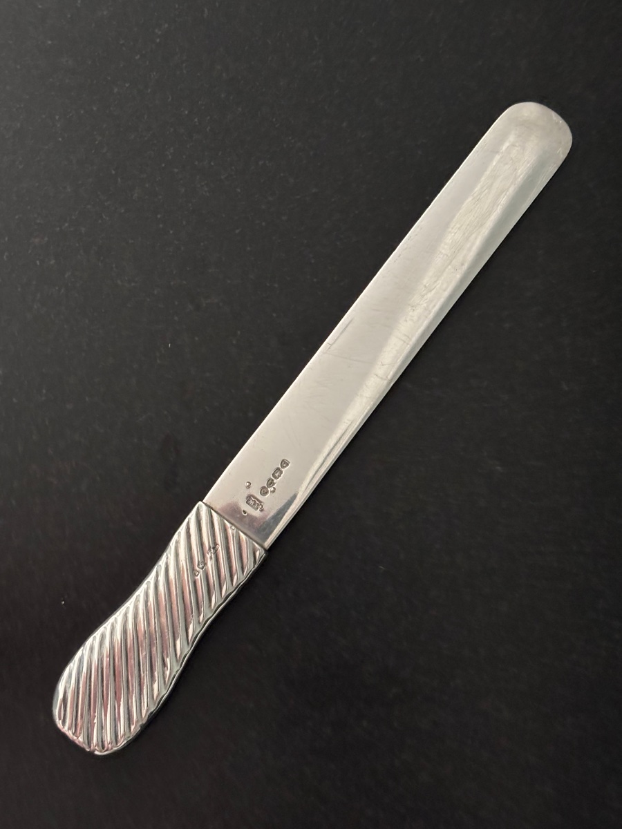 Late 19th-century Solid Silver Letter Opener -photo-3