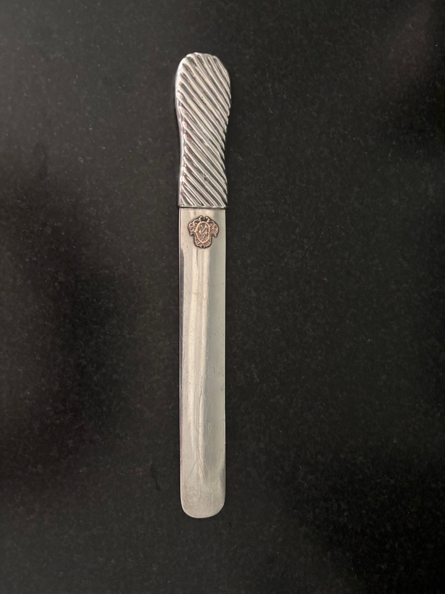 Late 19th-century Solid Silver Letter Opener -photo-7