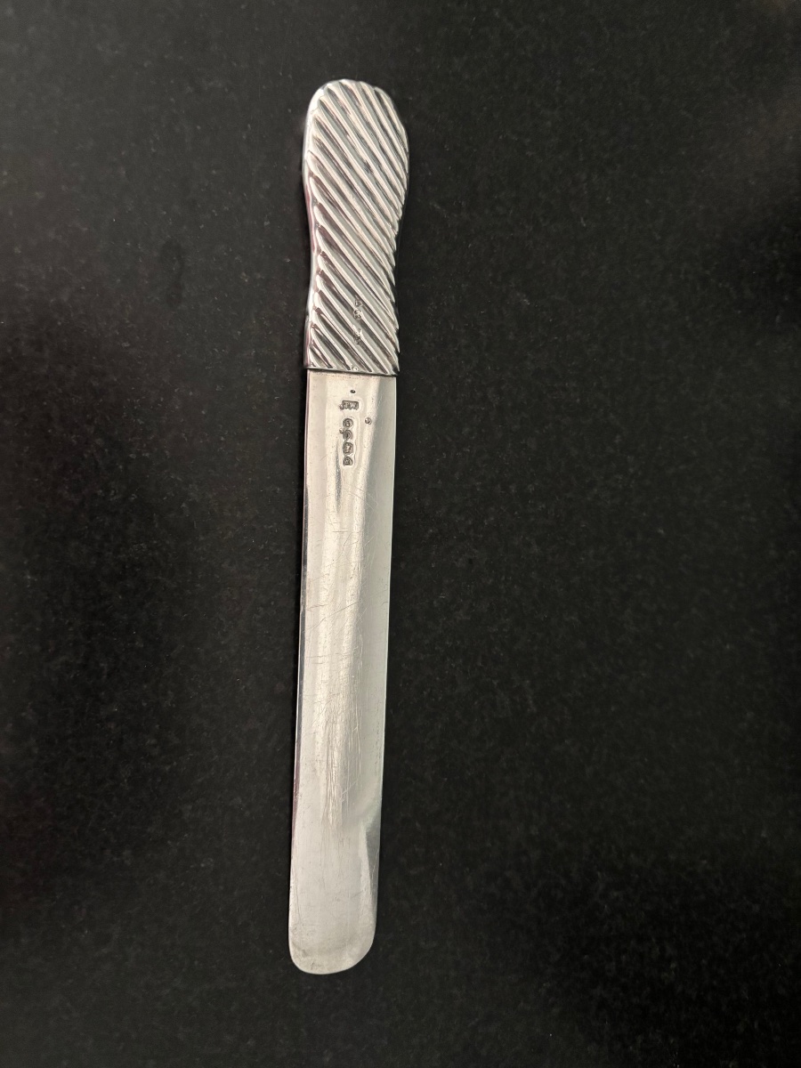Late 19th-century Solid Silver Letter Opener -photo-4