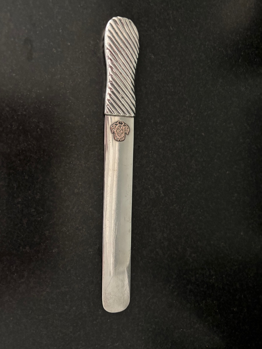 Late 19th-century Solid Silver Letter Opener 