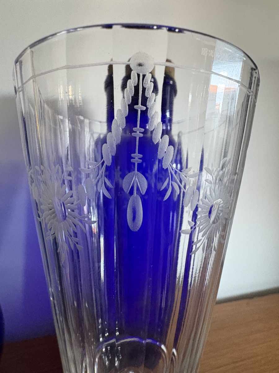 Blown, Engraved Bohemian Silesian Glass, 18th Century -photo-2