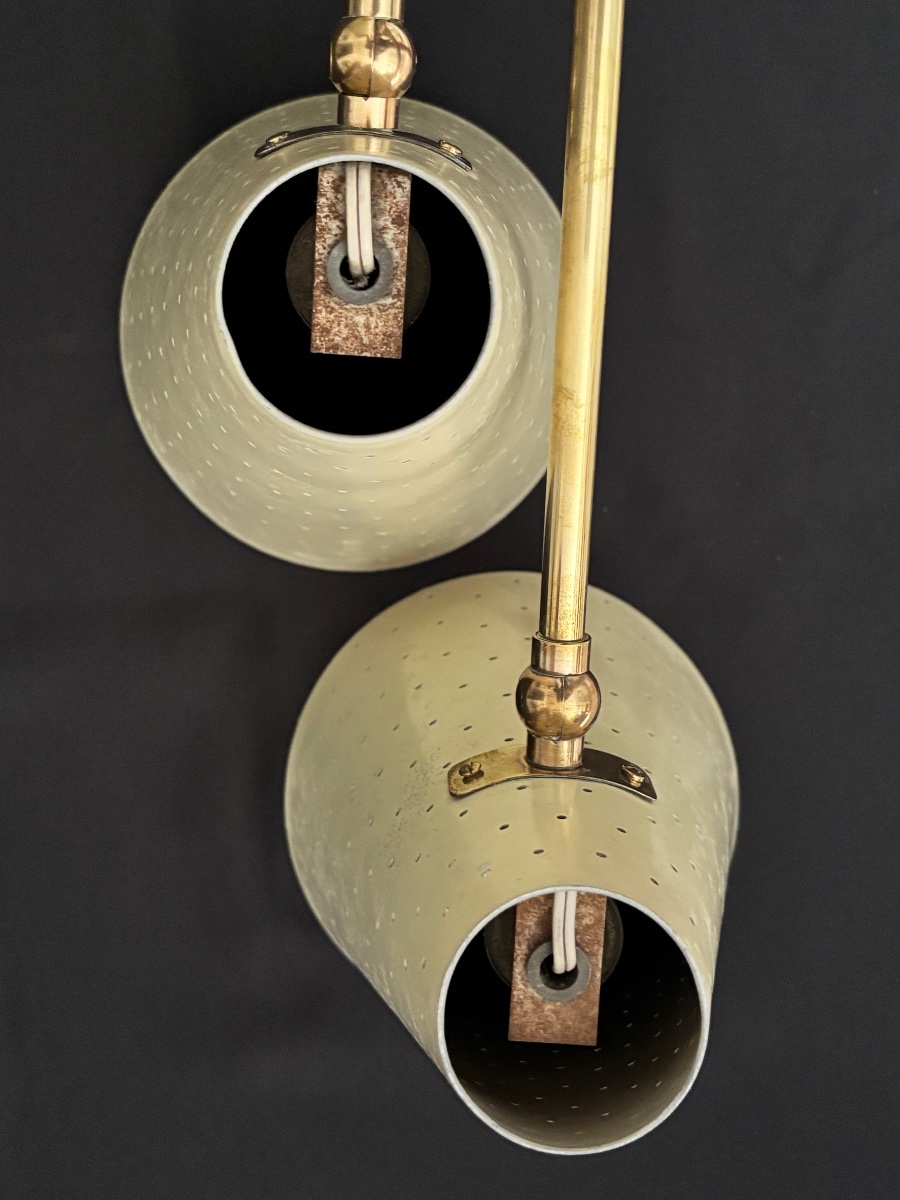 Pierre Guariche  Circa 1926–1995 Pair Of Wall Sconces -photo-3