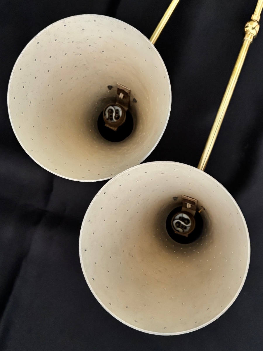 Pierre Guariche  Circa 1926–1995 Pair Of Wall Sconces -photo-4