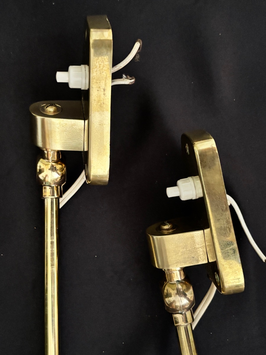 Pierre Guariche  Circa 1926–1995 Pair Of Wall Sconces -photo-1