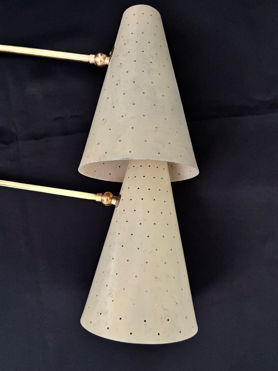 Pierre Guariche  Circa 1926–1995 Pair Of Wall Sconces -photo-6