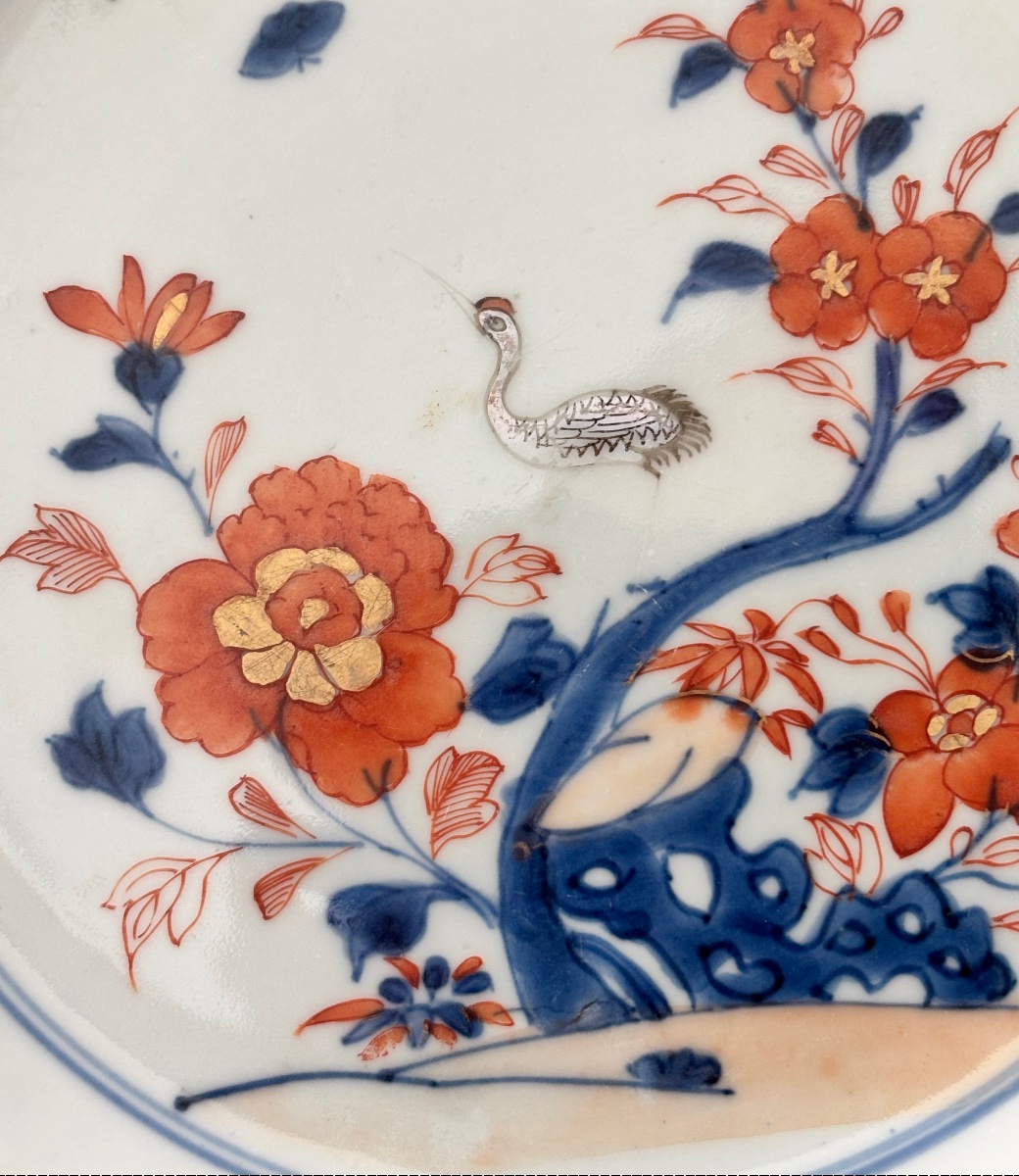 Imari Porcelain From China, Featuring A Crane, Qing Dynasty, Kangxi Period, 1622–1722-photo-1