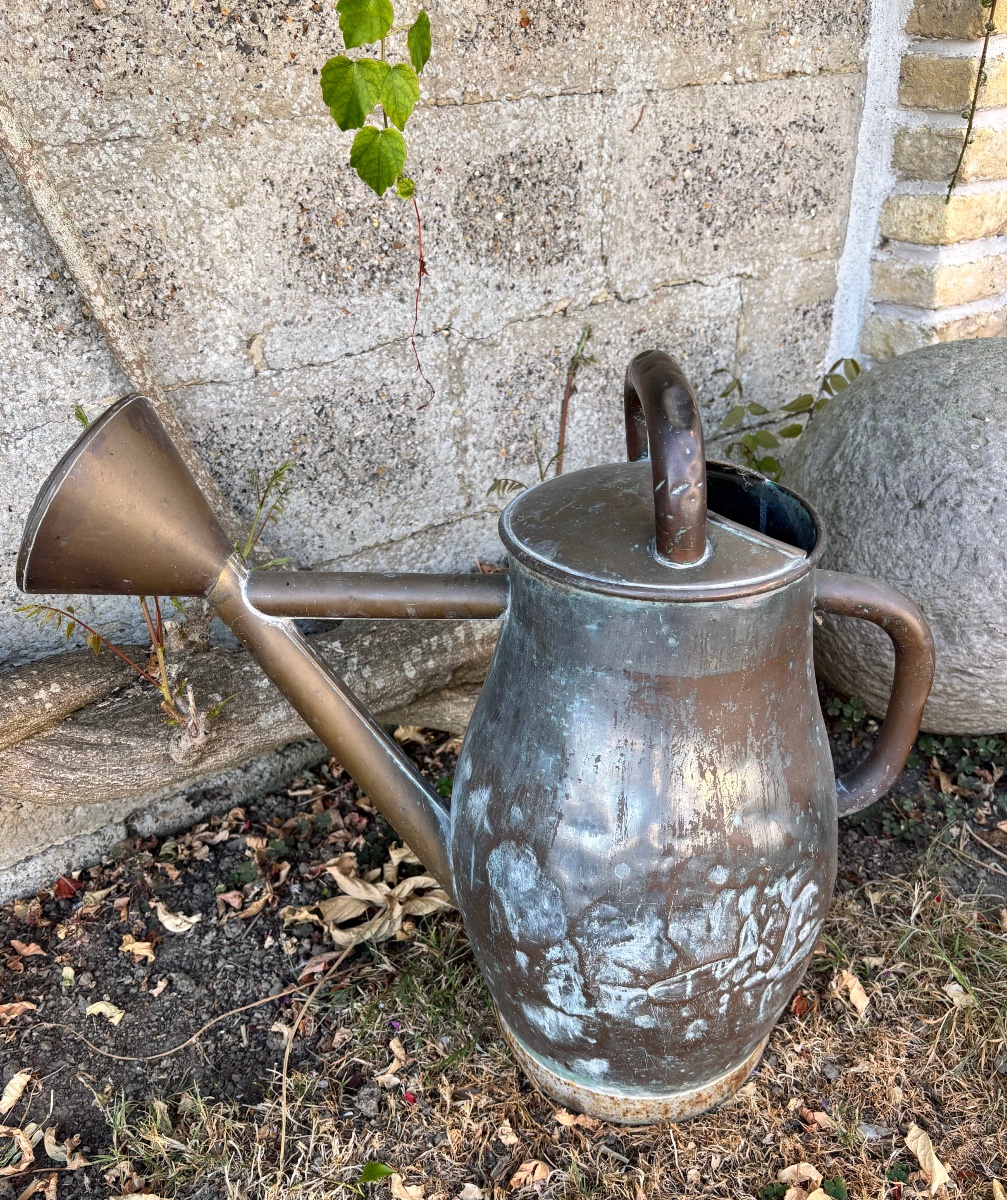 Fine Copper Watering Can, Late 18th Century 