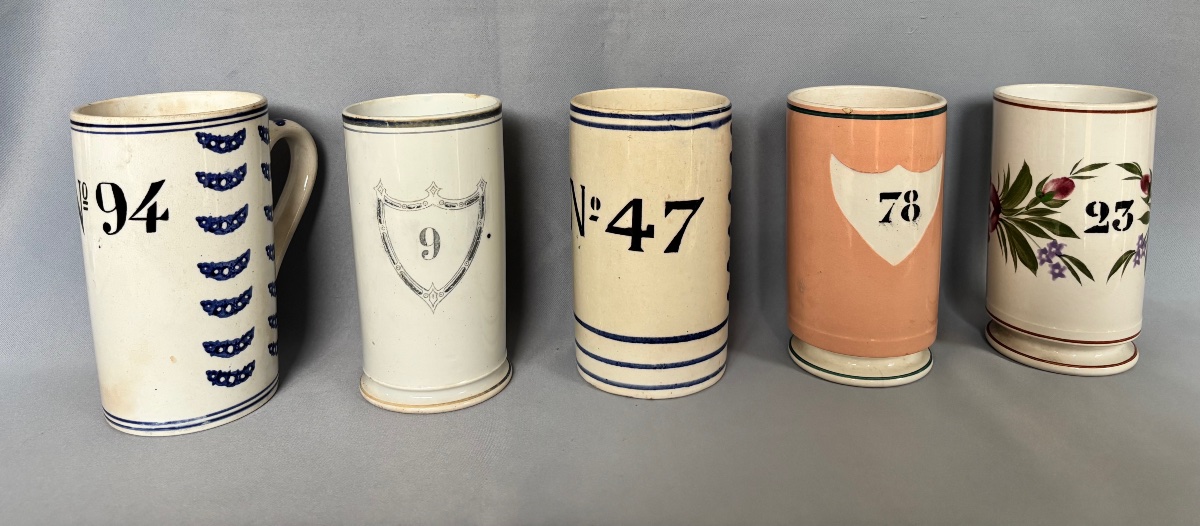 Flemish Archer's Pints, Late 19th Century 