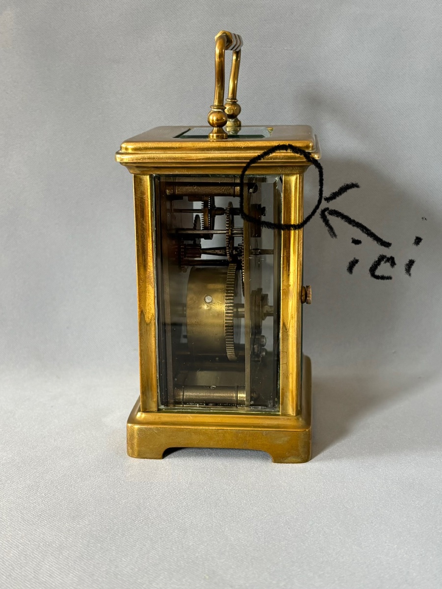 19th-century Officer's Or Travel Clock -photo-4
