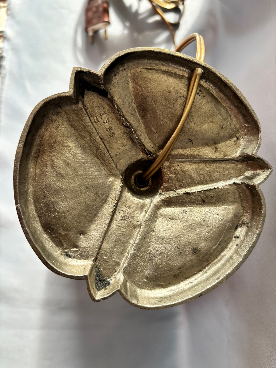 Lampe Art Déco en pâte de verre Schneider -photo-7