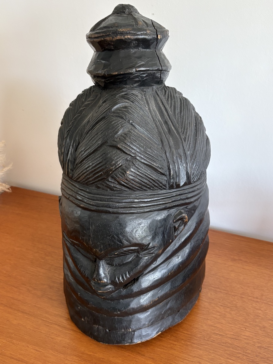 Mende Bundu Sowei Helmet Mask - Sierra Leone, 20th Century -photo-1