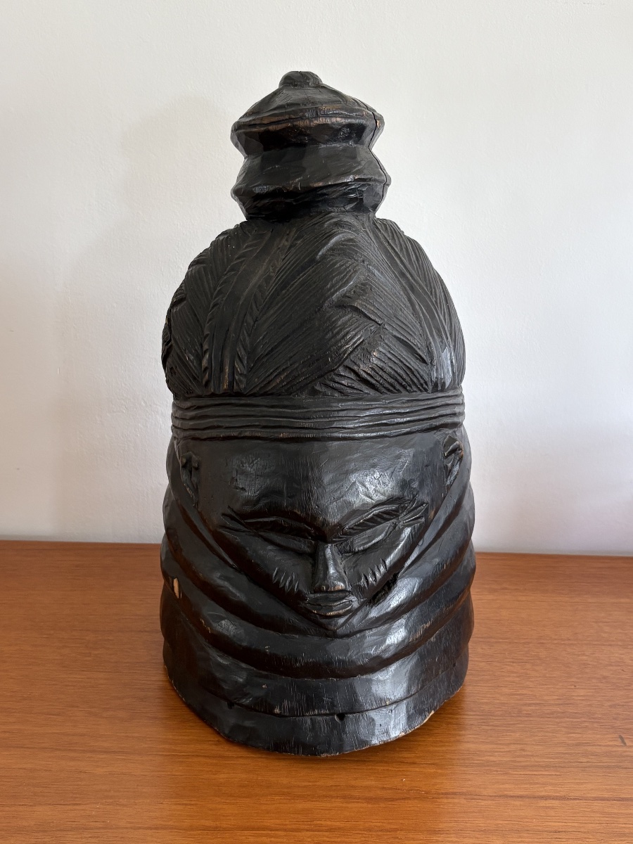 Mende Bundu Sowei Helmet Mask - Sierra Leone, 20th Century 