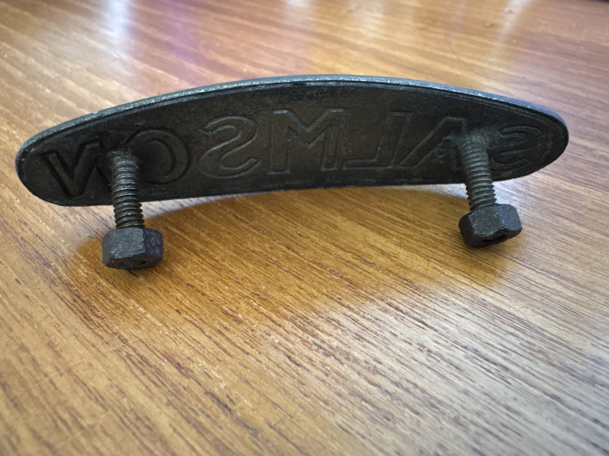Salmson Plaque de calandre émaillée Circa 1932-photo-3