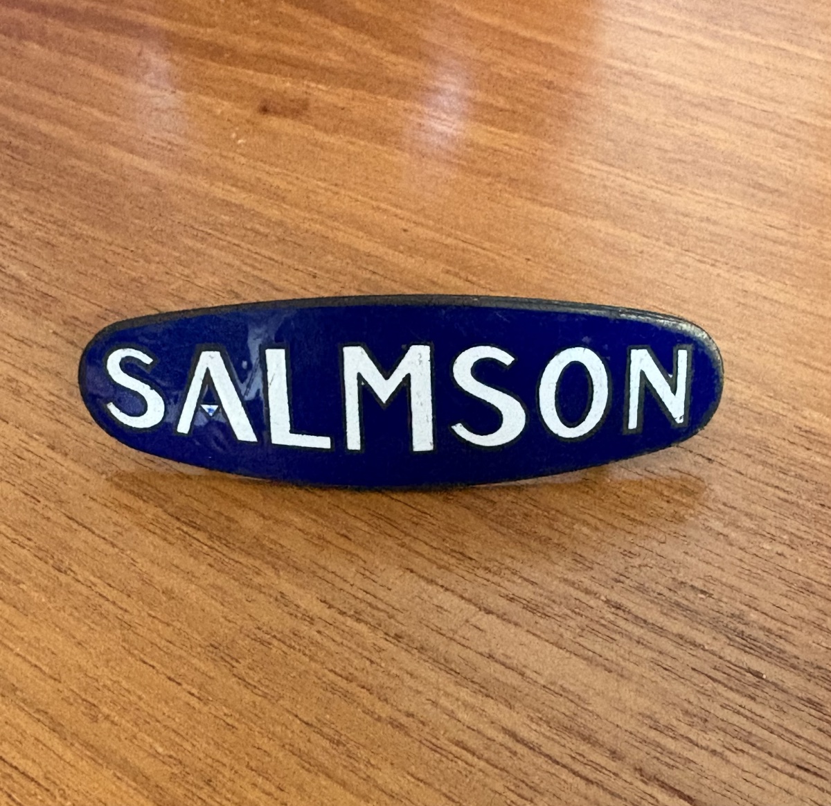 Salmson Plaque de calandre émaillée Circa 1932