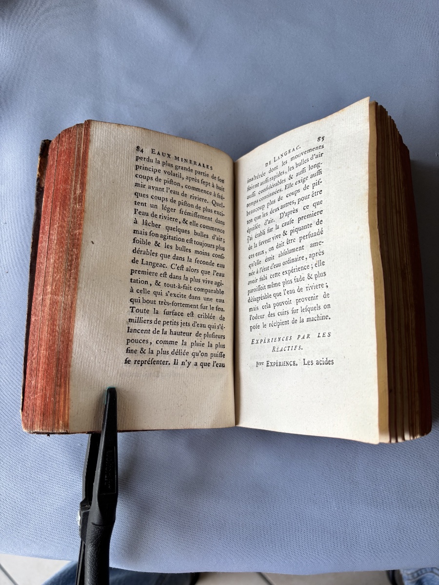 Book: *analytical Treatise On Mineral Waters* (ex Libris) By The Viscount De La Maillardière, 18th Century  -photo-3