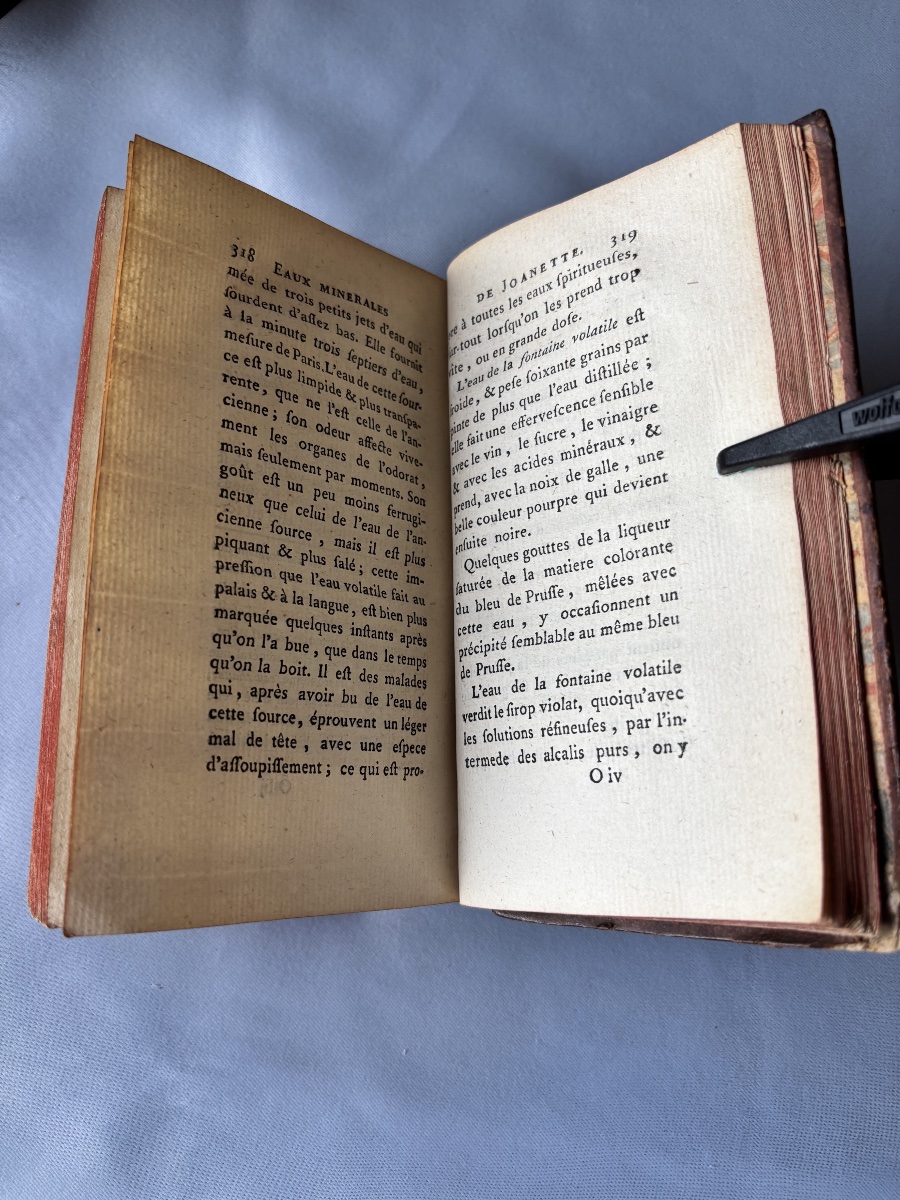 Book: *analytical Treatise On Mineral Waters* (ex Libris) By The Viscount De La Maillardière, 18th Century  -photo-4