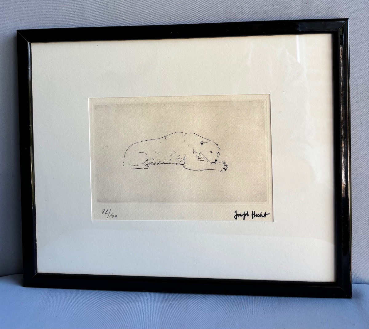Joseph Hecht 1891–1951 White Bear In Antwerp 