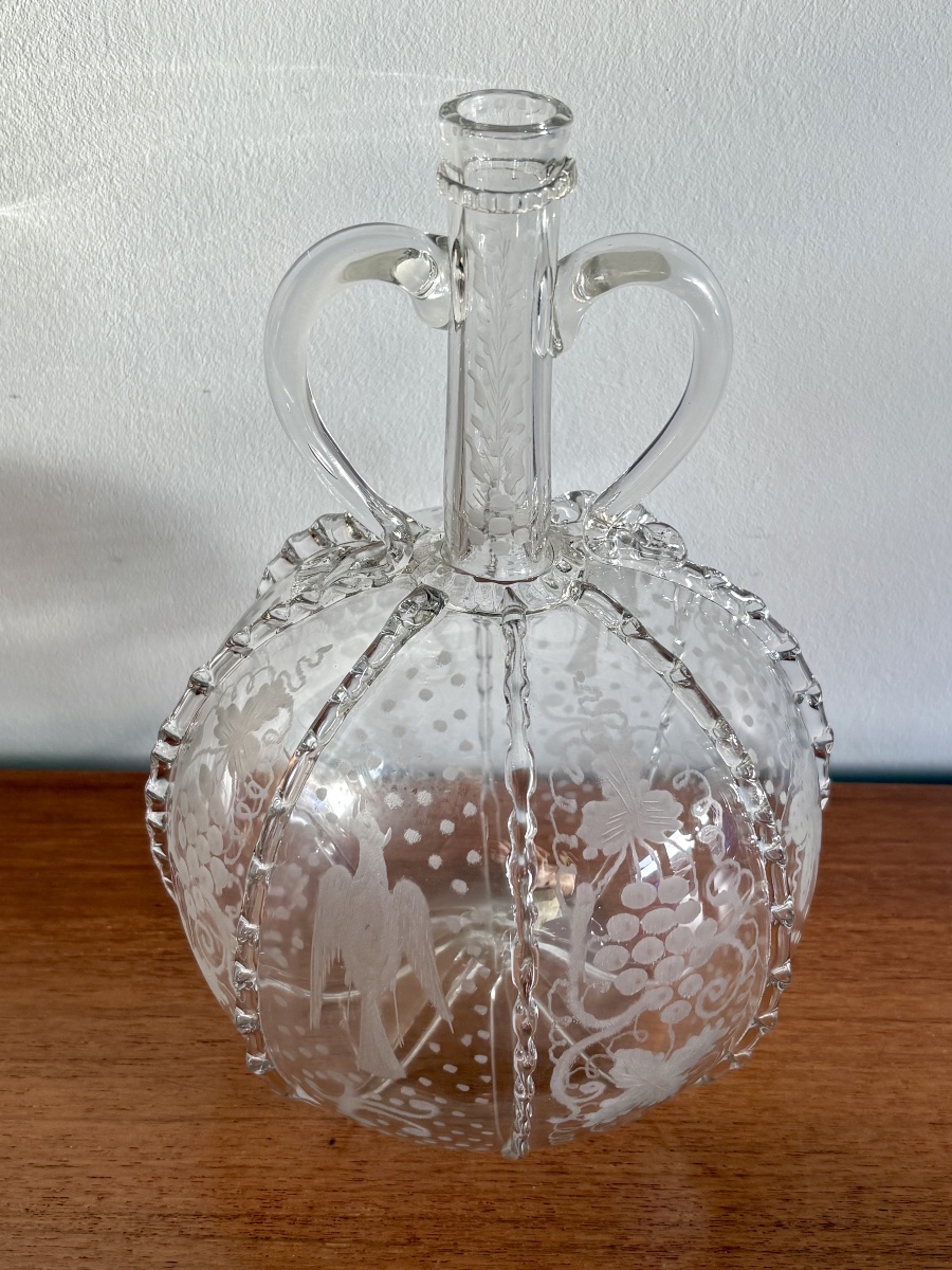 18th-century Dutch Blown-glass Carafe -photo-2