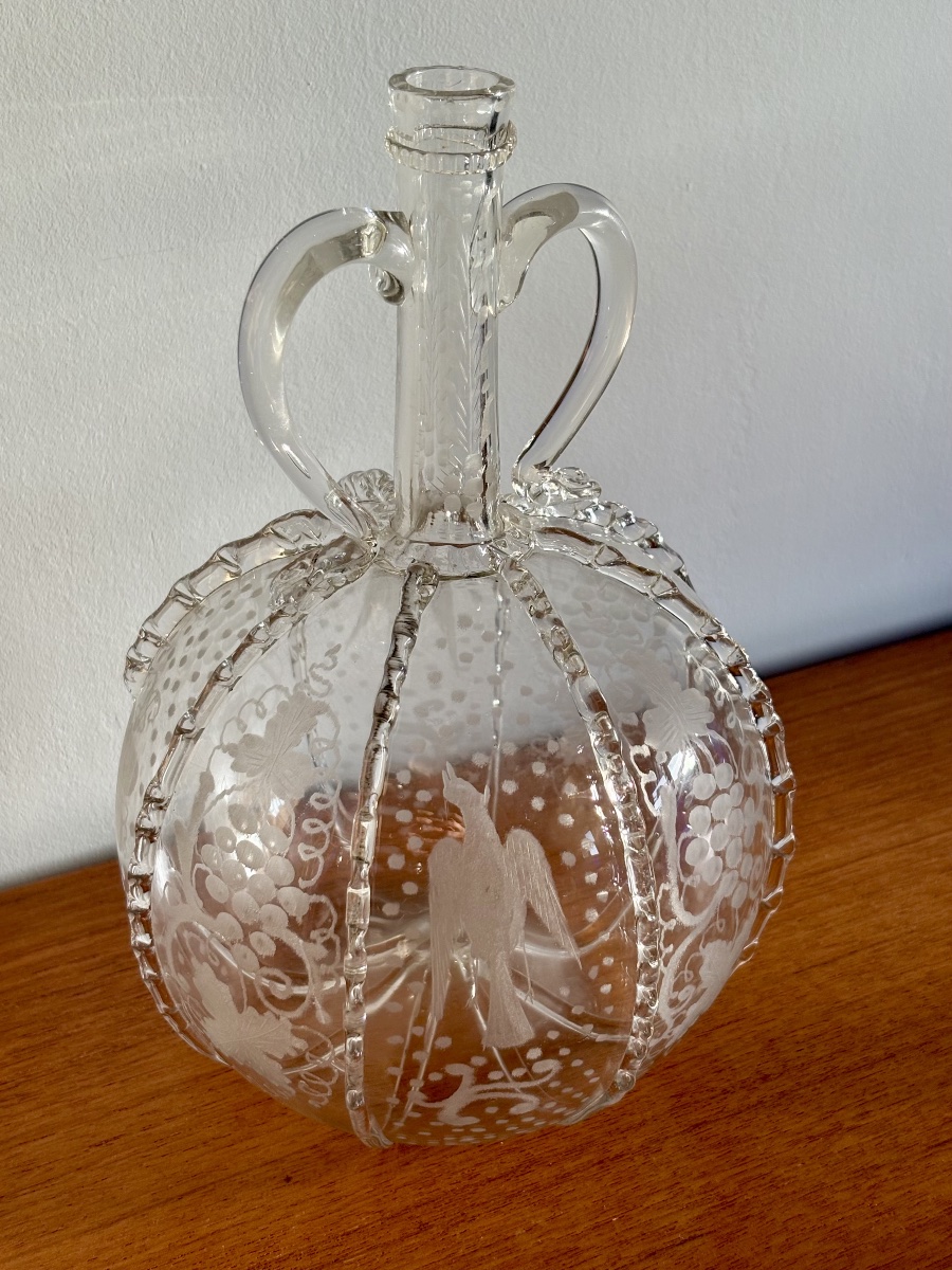 18th-century Dutch Blown-glass Carafe -photo-8