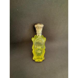 19th Century Crystal Salt Bottle