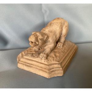 Lioness In Terracotta 19th Century