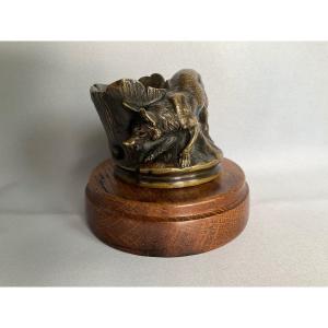 Bronze By Victor Chemin 1825/1901 Pyrogenic 