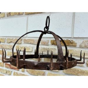 Wrought Iron Office Crown, Early 18th Century