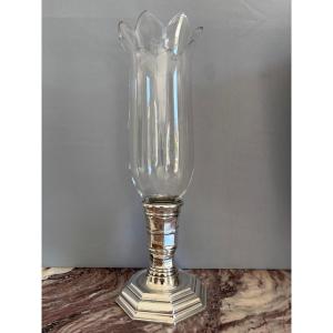 Photophore Christofle et Baccarat 