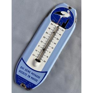 Enamel Sign, Potash, Alsace, 20th Century 