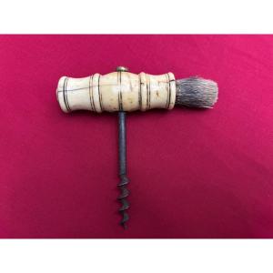 Tire bouchon manche en os 20éme Siècle 