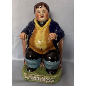 Staffordshire Céramique Daniel Lambert fin 19éme Siècle 