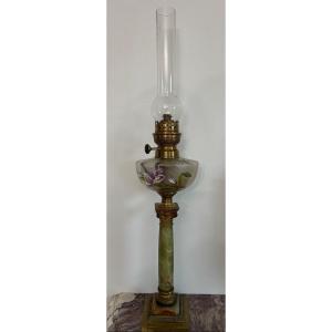 Napoleon III Baccarat Crystal Oil Lamp