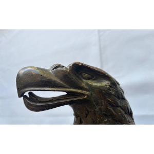 Patinated Wooden Eagle, Late 18th Century