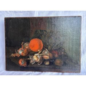 Nature morte aux légumes 18éme Siècle 