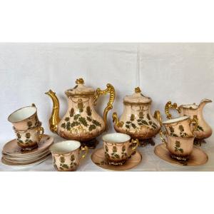 Limoges service à thé Art Nouveau fin 19éme Siècle