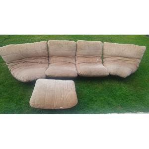 Ligne ROSET  ensemble complet < MARSALA > Circa 1970