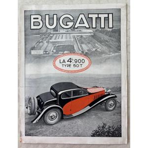 Bugatti Type 50 Original Catalog, Circa 1932