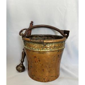 18th-century Flanders Holy Water Bucket 
