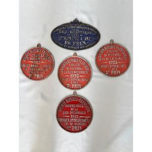 Hippique Plaque Concours race Boulonnaise début 20éme Siècle 