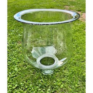 Photophore en verre soufflé 19éme Siècle