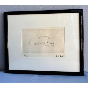 Joseph Hecht 1891/1951 Ours Blanc à Anvers
