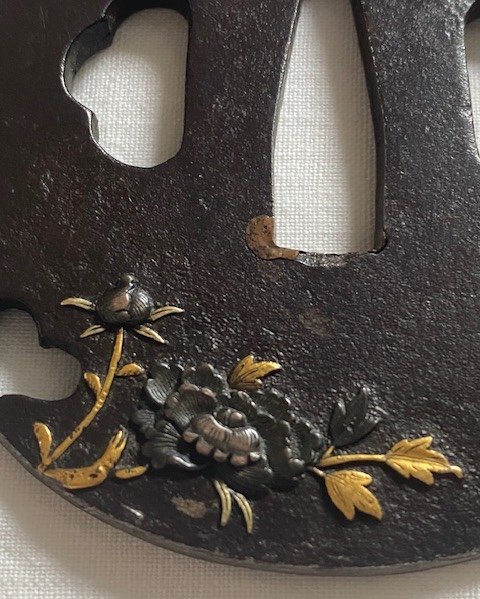 Tsuba Chrysanthemes-photo-4