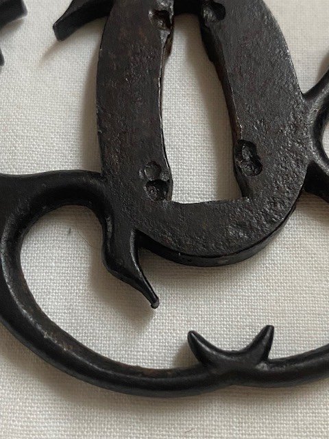Tsuba En Fer A Decor d'Oie-photo-4