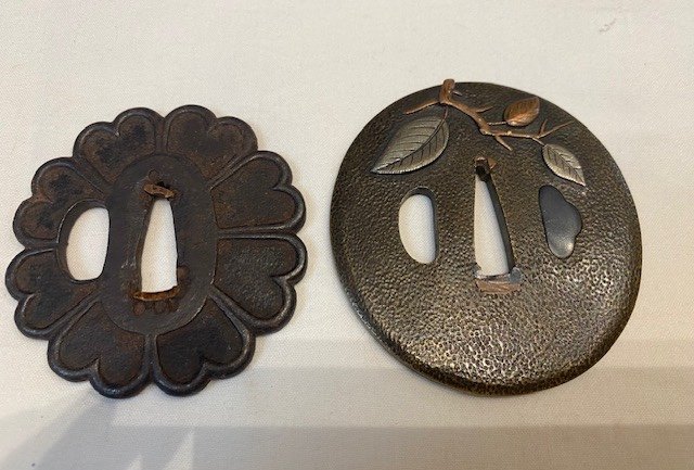 Set Of Two Japanese Tsuba
